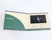 7 Inch Tùy Chỉnh Tác Phẩm Nghệ Thuật LCD Video Brochure Với Bìa Mềm, Kích Thước A5