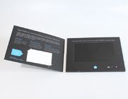 CMYK in ấn Handmade LCD 7 inch HD Video Thiệp Chúc Mừng với ON / OFF nút chuyển đổi