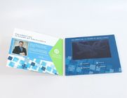 Matt Lamination LCD Video Brochure Thẻ nhớ Flash và kích thước tùy chỉnh
