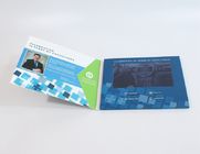 Matt Lamination LCD Video Brochure Thẻ nhớ Flash và kích thước tùy chỉnh