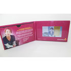 10 &amp;quot;LCD video Brochure 6 Infolder Buttons 350g / 1200 G giấy in