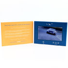 6 Movie - Điều khiển Video Card màn hình LCD, Gold Stamping Video Greeting Card cho doanh nghiệp