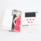 VIF mẫu miễn phí Bìa cứng kỹ thuật số 7 inch Màn hình LCD HD Video Brochure Đối với quảng cáo mời