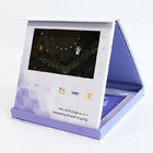 Bìa cứng Video LCD 7 inch Sách giới thiệu Quà tặng doanh nghiệp Tùy chỉnh In hộp quà tặng gói video
