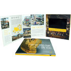 Sách hướng dẫn sử dụng tập sách video kinh doanh LCD 4 màu CMYK In ấn 4GB Bộ nhớ