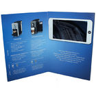 7 Inch LCD Video Greeting Card Tùy chỉnh thiết kế thời trang với khung giấy kỹ thuật số A5