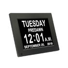8 inch Video lịch Calender kỹ thuật số Đồng hồ ngày HD Màn hình LCD Đèn nền USB Snooze
