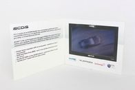 2w màn hình cảm ứng video tập sách, lcd video bưu phẩm cho công ty intruction