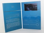 5 &amp;quot;bạc in ấn Video Brochure Thẻ, hiển thị công bằng lcd video thẻ kinh doanh