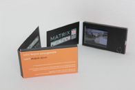 tùy chỉnh lcd video thẻ kinh doanh với bìa cứng, A4 / A5 kích thước