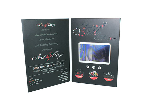 Ý tưởng mới bạn không bao giờ thấy màn hình LCD thiệp chúc mừng in đầy đủ màu sắc và chơi video