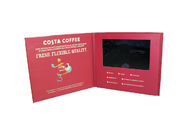 Thẻ kinh doanh video xách tay, 210 x 210mm Kích thước LCD Video Brochure Card