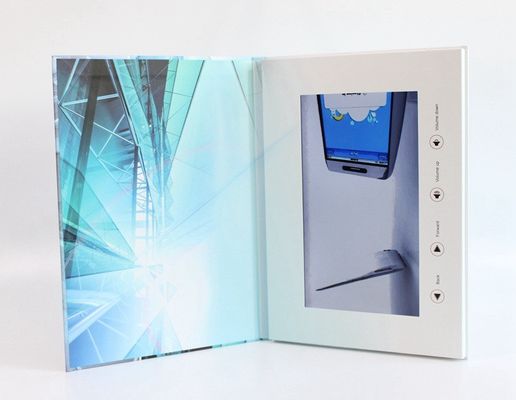 Quảng cáo lcd video bưu phẩm, thẻ kinh doanh video lcd cho hiển thị công bằng