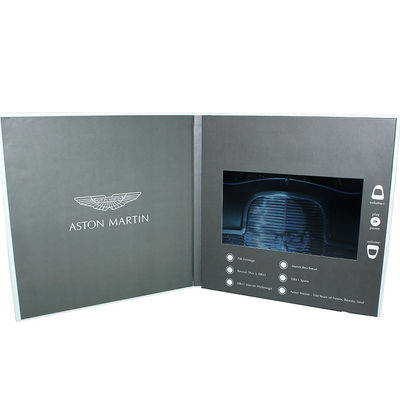 Kinh doanh quà tặng 5 &amp;quot;IPS màn hình video Brochure, video Brochure thẻ, Lcd Video brochure thẻ với 210x165mm UV brochure in