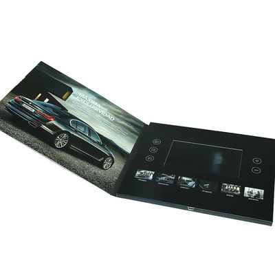 Kinh doanh quà tặng 5 &amp;quot;IPS màn hình video Brochure, video Brochure thẻ, Lcd Video brochure thẻ với 210x165mm UV brochure in