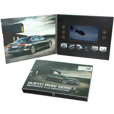 Kinh doanh quà tặng 5 &amp;quot;IPS màn hình video Brochure, video Brochure thẻ, Lcd Video brochure thẻ với 210x165mm UV brochure in