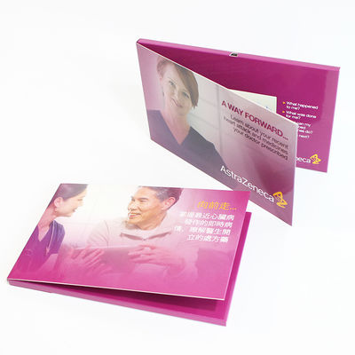 Thư mục video quảng cáo di động VIF Màn hình cảm ứng Video 7 inch Sách quảng cáo video tiếp thị cầu thủ