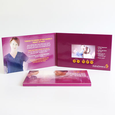 Thư mục video quảng cáo di động VIF Màn hình cảm ứng Video 7 inch Sách quảng cáo video tiếp thị cầu thủ