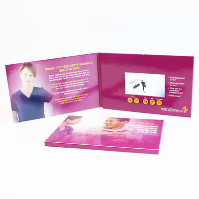 Thư mục video quảng cáo di động VIF Màn hình cảm ứng Video 7 inch Sách quảng cáo video tiếp thị cầu thủ