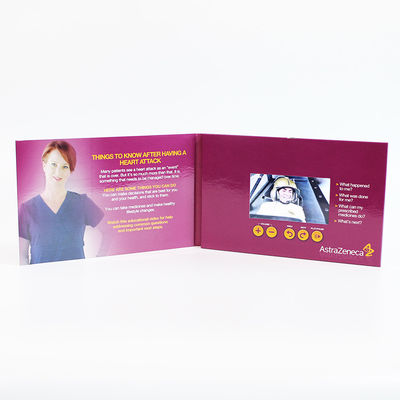 Thư mục video quảng cáo di động VIF Màn hình cảm ứng Video 7 inch Sách quảng cáo video tiếp thị cầu thủ