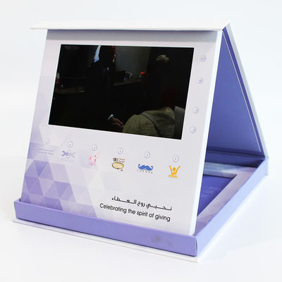 Miễn phí Mẫu Thâm Quyến Video Trong Thư Mục Nhà Máy Cung Cấp 7 inch LCD Hiển Thị Stand Video TRONG Thư Mục Video Brochure Đun