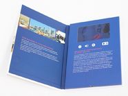VIF tùy chỉnh Handmade 5 inch IPS Video Trong Thư Mục Lcd Video Brochure được xây dựng trong 1 GB bộ nhớ 1000 mah pin sạc
