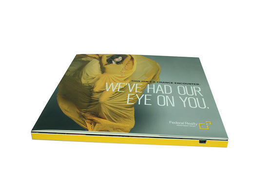 Folded  Video Greeting Card , LCD Video Invitation Card For Play Videos / Photos / Musics