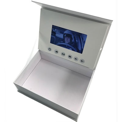 VIF Free Sample Customized printing 7 inch lcd HD screen video brochure bult in 2GB memory for invitation,advertising