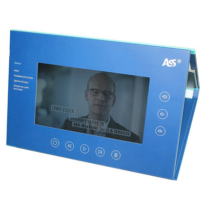 Box Version LCD Video Brochure 7 Inches 3000mah Battery Capacity For Business Gift