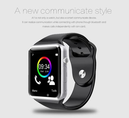 A1 Touch Screen Bluetooth Bracelet Watch World Time With 0.3M Camera