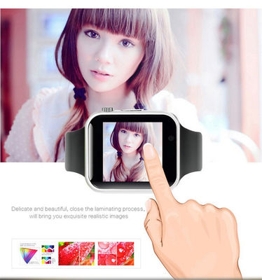A1 Touch Screen Bluetooth Bracelet Watch World Time With 0.3M Camera