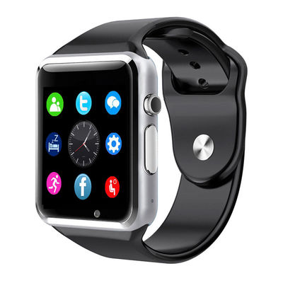 A1 Touch Screen Bluetooth Bracelet Watch World Time With 0.3M Camera