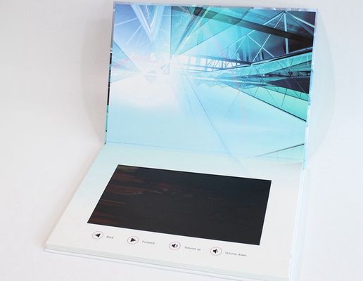 IPS 1024*600 Touchscreen LCD Brochure Video Card 10 Inch For Advertising / Promotion