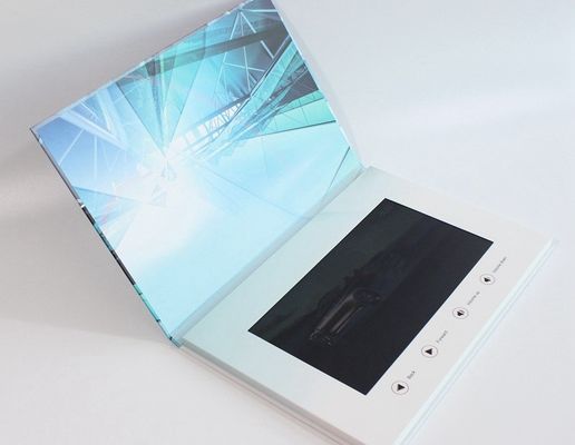 IPS 1024*600 Touchscreen LCD Brochure Video Card 10 Inch For Advertising / Promotion