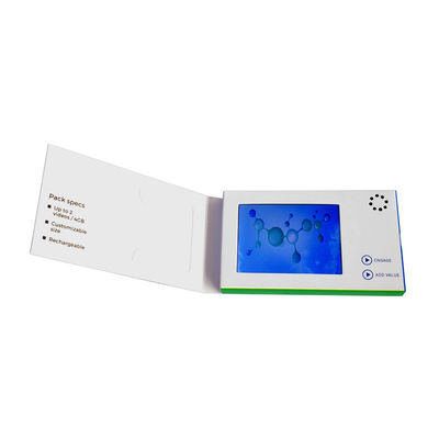 Danh thiếp video cổng USB LCD Danh bạ 128MB-8GB Bộ nhớ CMYK / In mờ